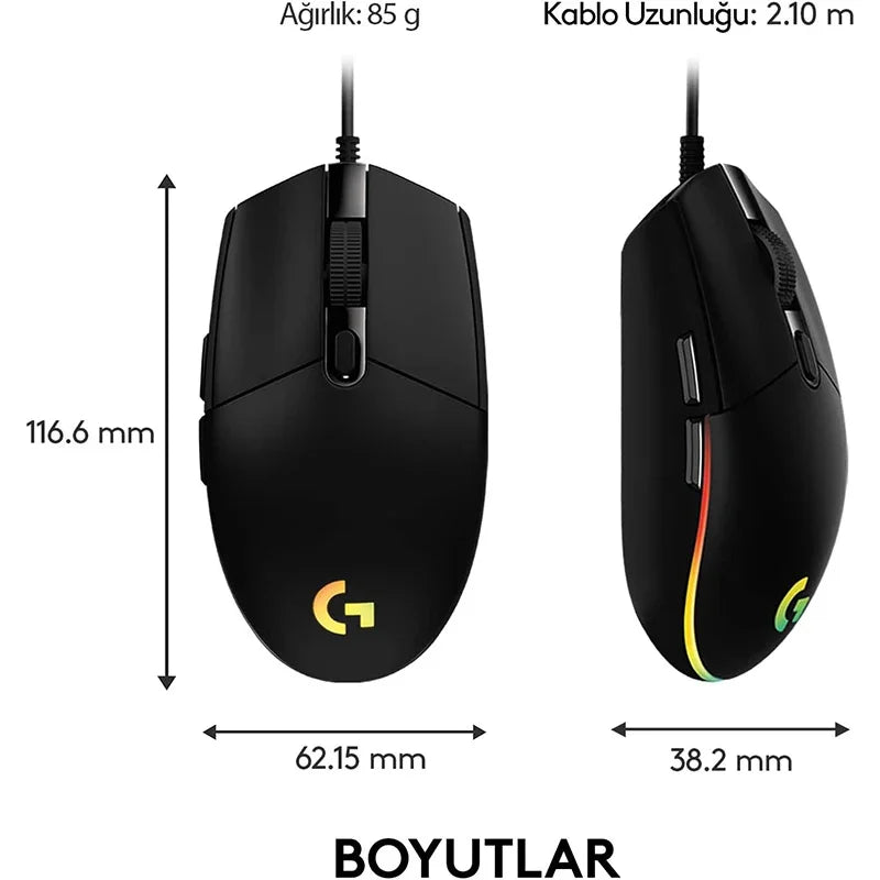 Souris gaming filaire RGB - 6 bouton programmable