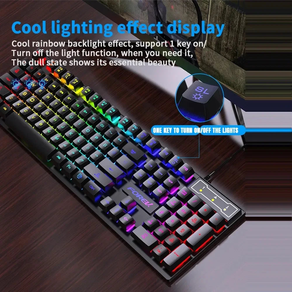 Clavier + souris gaming rgb